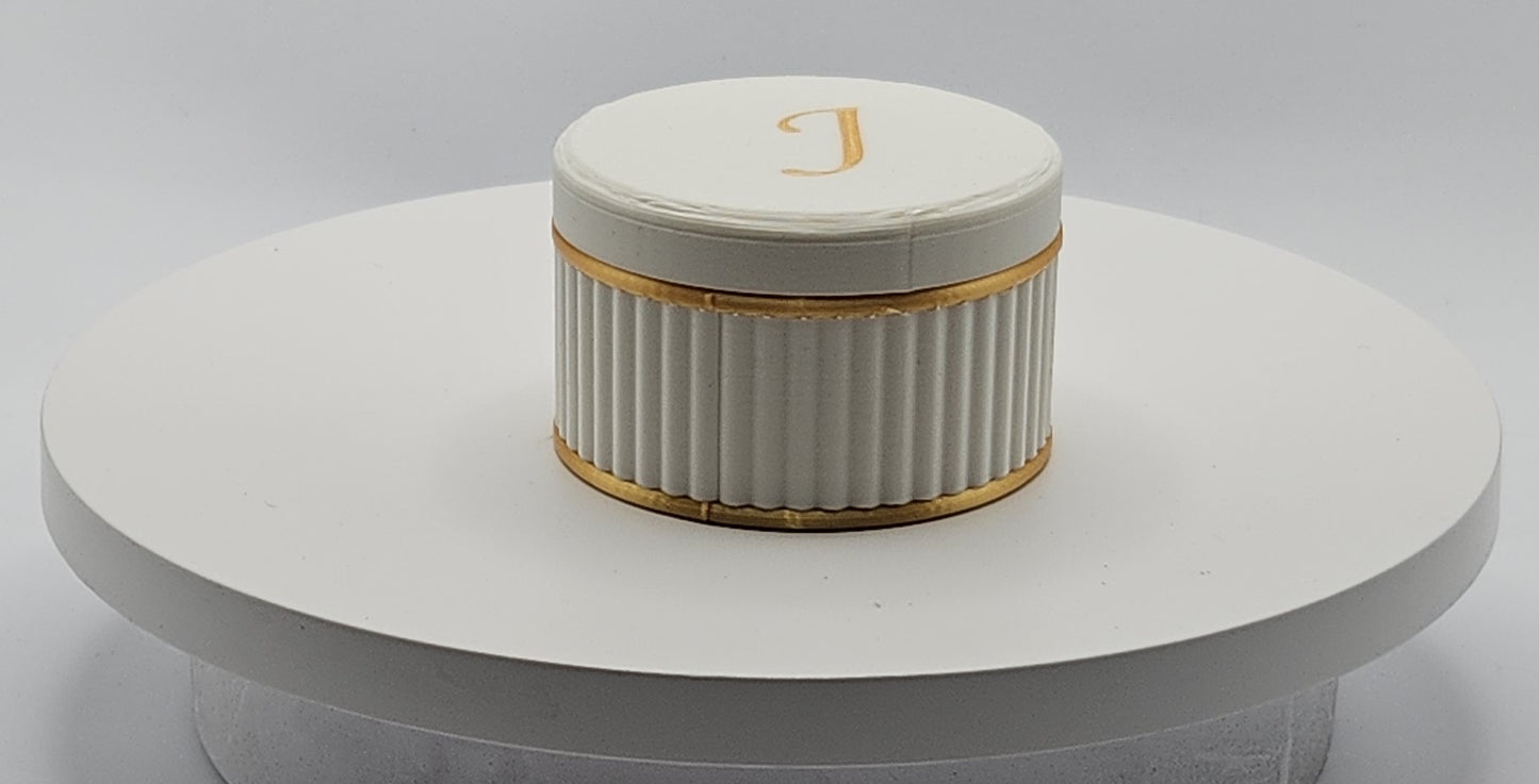 Vintage Initial Keepsake Box