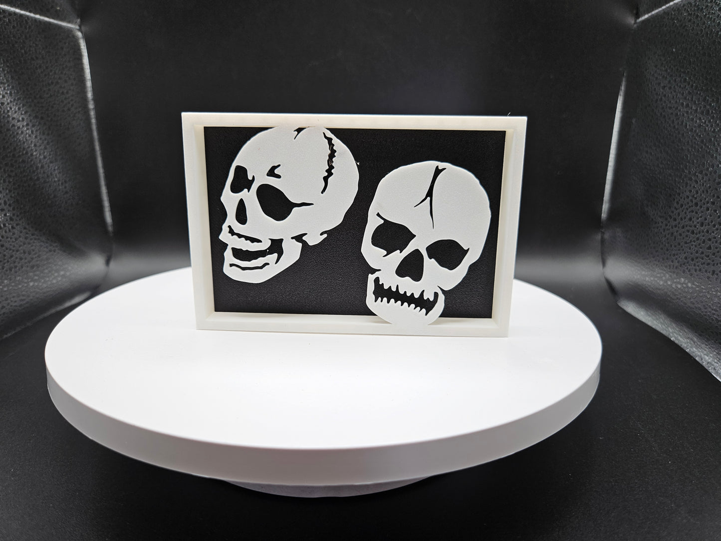 Skulls Silhouette Art designed by 3DPrintBunny